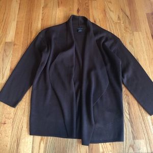 Chocolate cardigan size medium